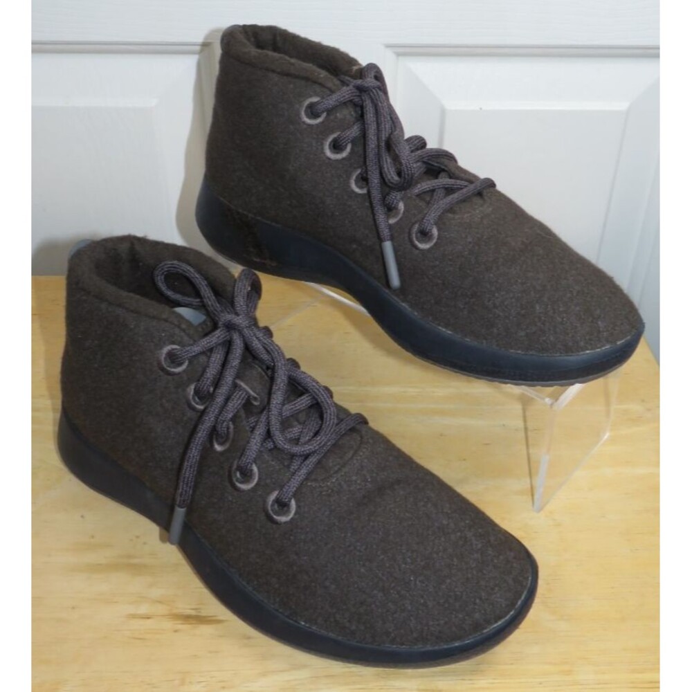 Allbirds Women's Wool Runner Mizzle Shoes Brown Size 8 High Top